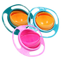 360 Degrees Rotatable Gyro Training Snack Bowl