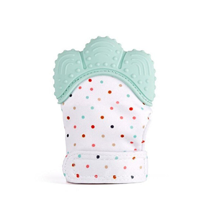 Baby Teether Gloves Squeaky Mitten Toy