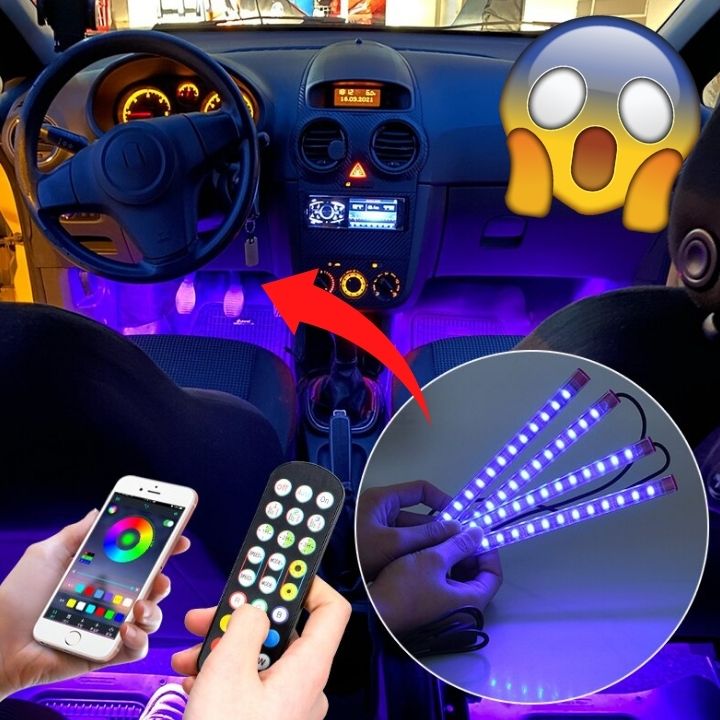 Auto Interior Decorative Atmosphere Led Car Foot Ambient Lights